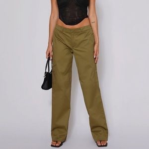 Tiger Mist olive green antique cargo pants , NWT , size XS